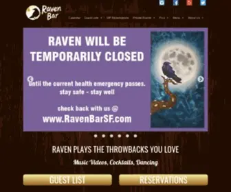 Ravenbarsf.com(Throwback Music Videos) Screenshot