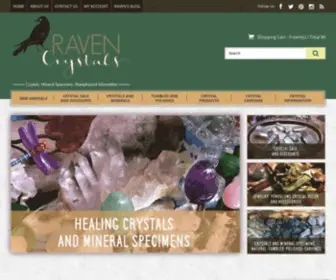 Ravencrystals.com(Healing Crystals) Screenshot