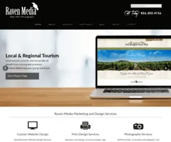 Ravenmediallc.com(Raven Media Custom Website Design) Screenshot