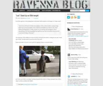 Ravennablog.com(Dispatches from Ravenna) Screenshot