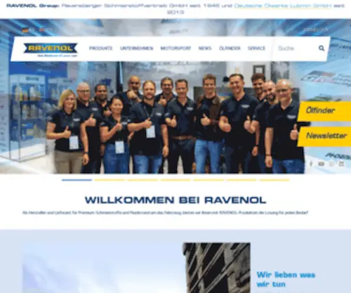 Ravenol.com(Ravensberger Schmierstoffvertrieb GmbH) Screenshot
