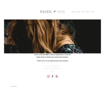 Ravenrowsalon.com(Raven Row Salon) Screenshot