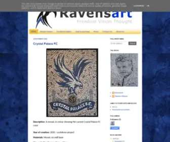 Ravensart.co.uk(The home of Doodleart and Mosaic) Screenshot