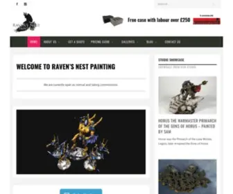 Ravensnestpainting.com(Miniature Painting Services) Screenshot