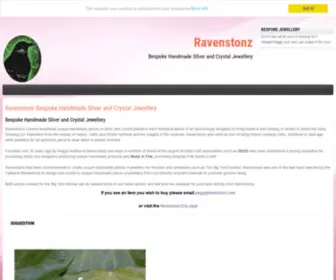 Ravenstonz.com(Ravenstonz Bespoke Handmade SIlver and Crystal Jewellery) Screenshot