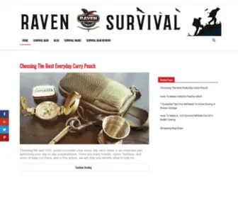 Ravensurvival.com(Raven Survival) Screenshot