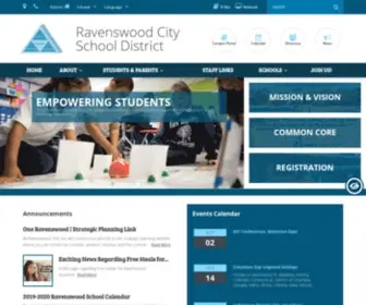 Ravenswoodschools.org(Ravenswood City School District) Screenshot