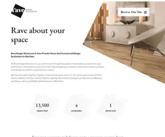 Raveshowroom.ca(Rave Design Showroom) Screenshot