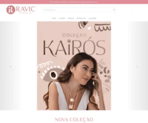 Ravicsemijoias.com.br(Ravic Semijoias) Screenshot