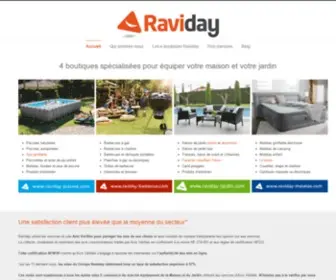 Raviday.com(E-commerçant de Confiance pour votre Jardin) Screenshot