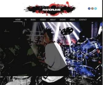 Ravidrums.com(DJ Ravidrums) Screenshot