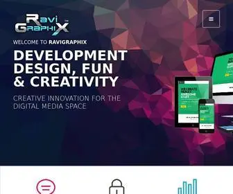 Ravigraphix.com(Website Design company in Hyderabad) Screenshot