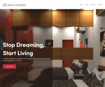 Ravihomes.in(Planners, Engineers and Builders) Screenshot