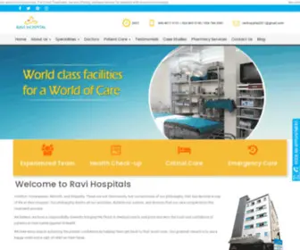 Ravihospitals.com(Most Preferred Hospital In Kukatpally) Screenshot