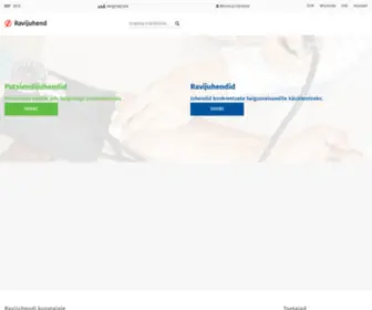Ravijuhend.ee(Portaalist leiab infot nii ravi) Screenshot