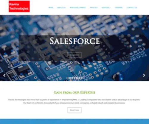 Ravinatechnologies.com(Ravina Technologies) Screenshot