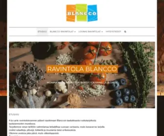 Ravintolablancco.com(ETUSIVU) Screenshot