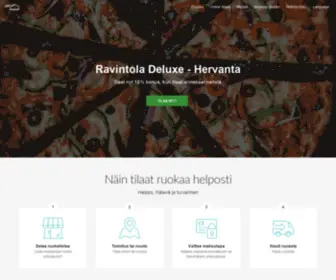 Ravintoladeluxe.fi(Pizzeria Ravintola Deluxe Hervanta) Screenshot