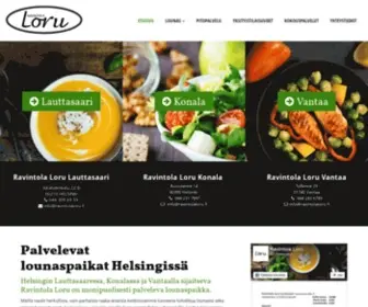 Ravintolaloru.fi(Herkullista syötävää parhaista raaka) Screenshot