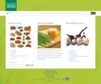 Ravintolisawiki.fi(RavintolisäWiki) Screenshot