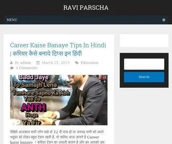 Raviparscha.com(Ravi Parscha) Screenshot