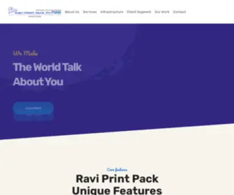 Raviprintpack.com(Ravi Print Pack) Screenshot