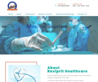 Raviprithealthcare.com(Raviprit Healthcare) Screenshot