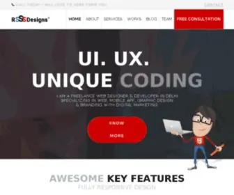 Ravisah.in(Freelance Web Designer) Screenshot