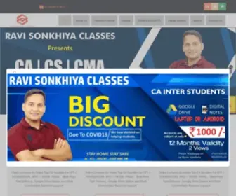 Ravisonkhiyaclasses.com(Ravi Sonkhiya Classes) Screenshot