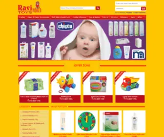 RavitoysWorld.com(Ravi toys world) Screenshot