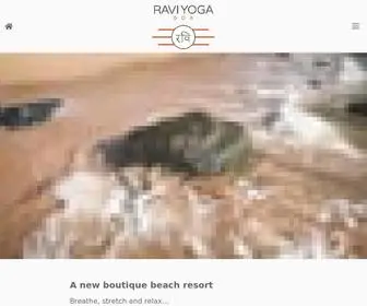 Raviyogagoa.com(Ravi Yoga Goa) Screenshot