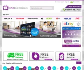 Ravsappliances.com(District Electricals) Screenshot