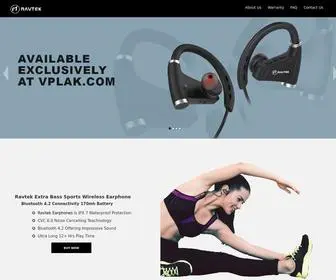 Ravtek.in(Premium Electronic Accessories Header) Screenshot