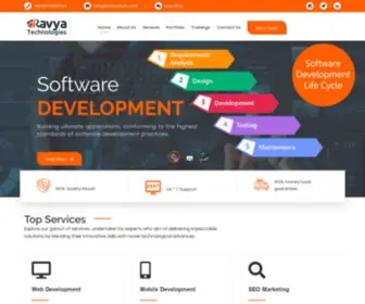 Ravyatech.com(Ravya Technology) Screenshot