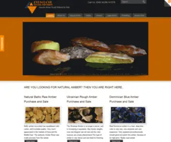 Raw-Amber.com(Baltic and Ukrainian Natural Raw Amber) Screenshot