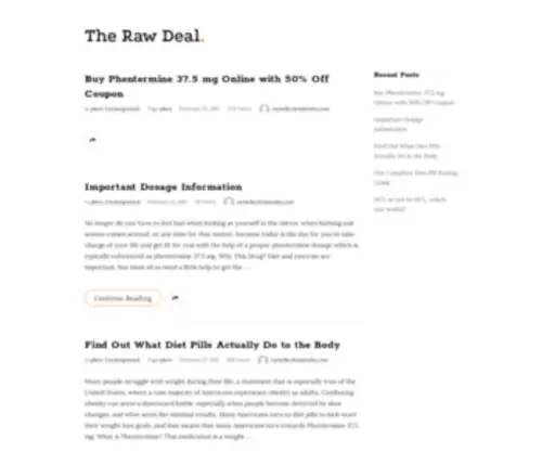Raw-Deal.net(The Raw Deal) Screenshot