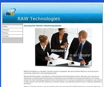 Raw-Technologies.com(RAW Technologies) Screenshot