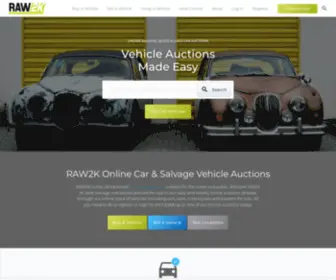 Raw2K.co.uk(UK Car Auctions) Screenshot
