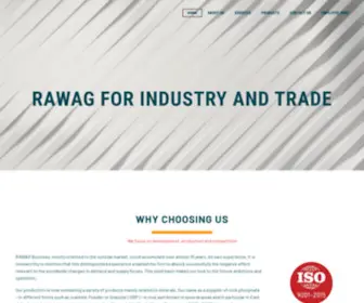 Rawag-EG.com(RAWAG for Industry and Trade) Screenshot