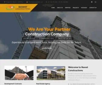 Rawatconstructions.in(Constructions Company Dehradun Residential Villa Duplex Flats & Commercial) Screenshot