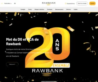 Rawbank.cd(Rawbank est une banque commerciale congolaise (RDC)) Screenshot