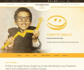 Rawbank.com(Rawbank, la première banque au Congo RDC) Screenshot