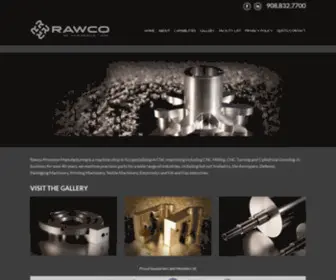 Rawcoprecision.com(Rawco Precision Manufacturing) Screenshot