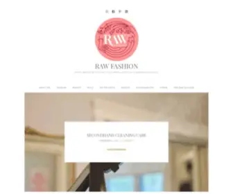 Rawfashionblog.com(Style, beauty & food in its natural state for a refined lifestyle) Screenshot