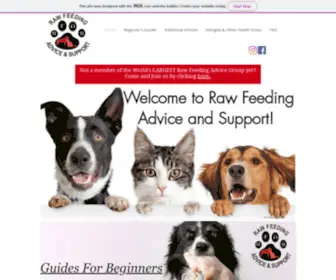 Rawfeedingadviceandsupport.com(Raw Feeding Advice and Support) Screenshot