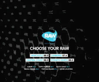 Rawfm.com.au(Raw FM) Screenshot
