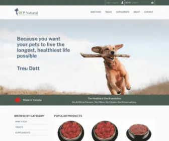 Rawforpets.ca(Raw for Pets) Screenshot