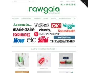 Rawgaia.com(Skin Care) Screenshot