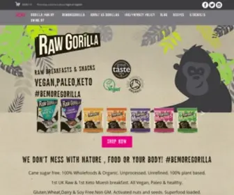 Rawgorilla.co.uk(Raw Gorilla Vegan) Screenshot