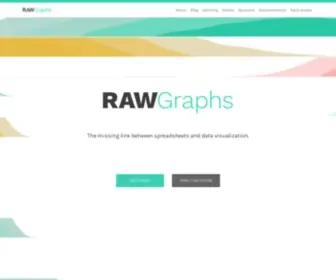 Rawgraphs.io(Home) Screenshot